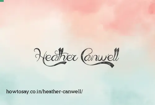 Heather Canwell