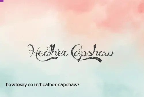 Heather Capshaw