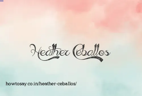 Heather Ceballos