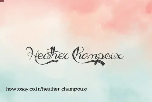 Heather Champoux