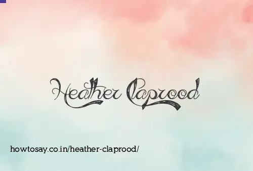 Heather Claprood