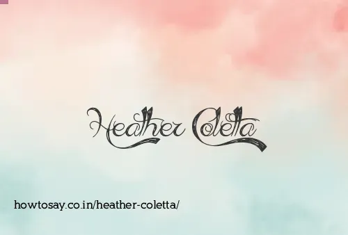Heather Coletta
