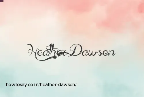 Heather Dawson