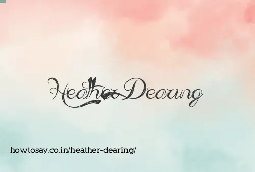 Heather Dearing