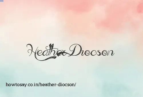 Heather Diocson