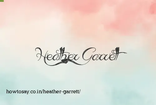 Heather Garrett