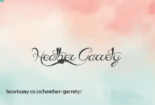 Heather Garrety