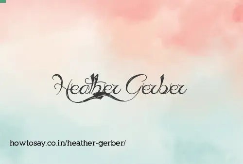 Heather Gerber