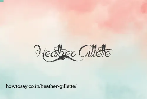 Heather Gillette