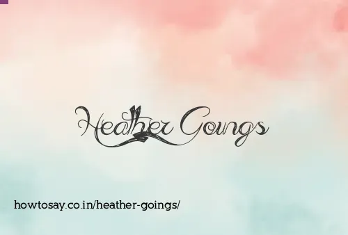 Heather Goings