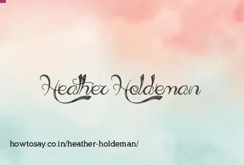 Heather Holdeman