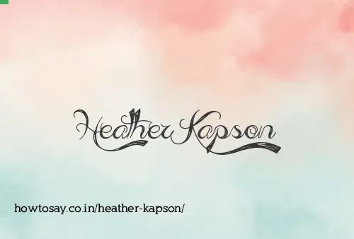 Heather Kapson