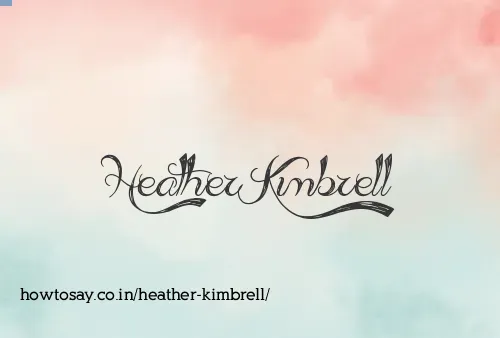 Heather Kimbrell