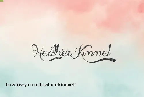 Heather Kimmel