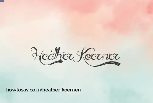 Heather Koerner