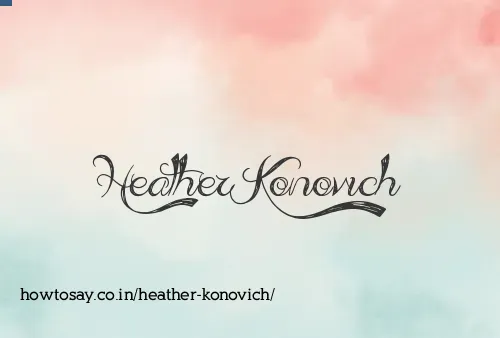 Heather Konovich