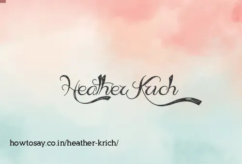 Heather Krich