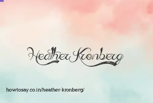 Heather Kronberg