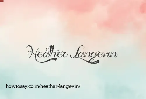 Heather Langevin