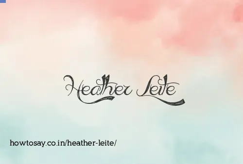Heather Leite