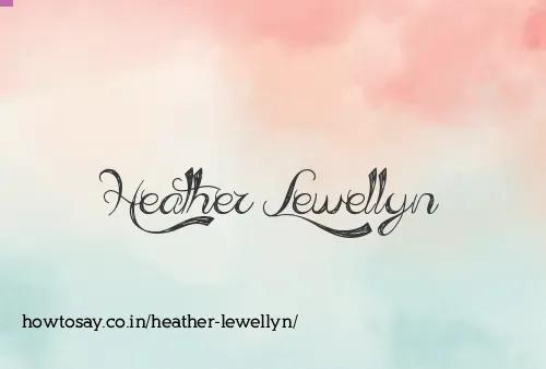 Heather Lewellyn