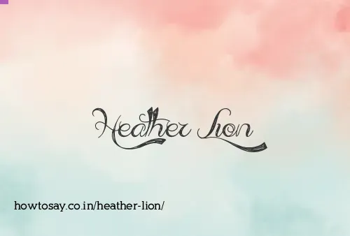 Heather Lion