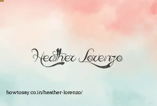 Heather Lorenzo