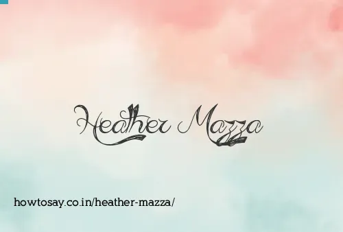 Heather Mazza