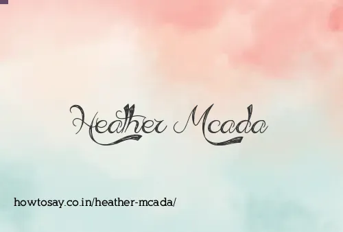Heather Mcada