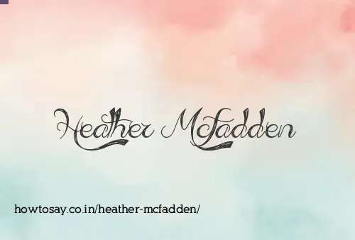 Heather Mcfadden