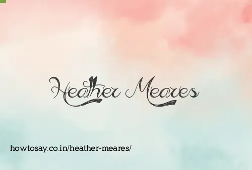 Heather Meares