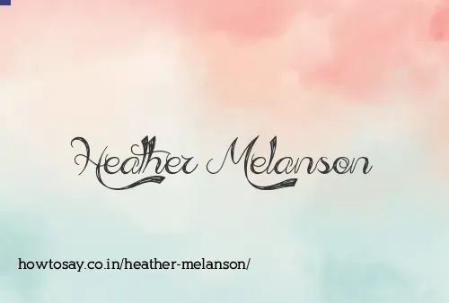 Heather Melanson