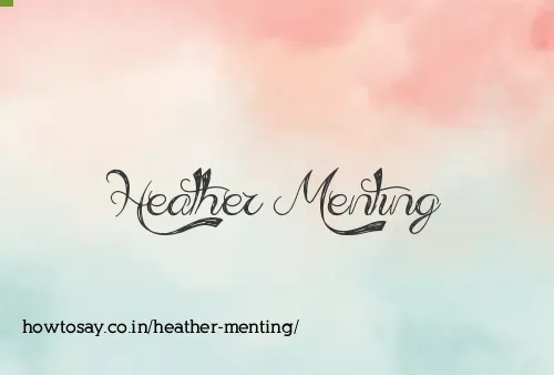 Heather Menting