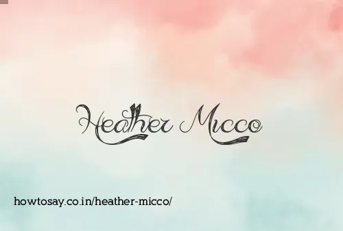 Heather Micco