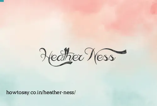 Heather Ness