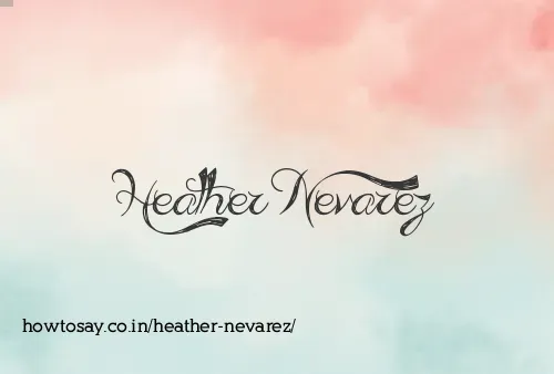 Heather Nevarez