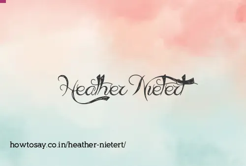Heather Nietert