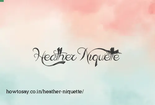 Heather Niquette