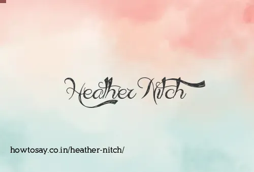 Heather Nitch