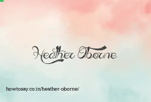 Heather Oborne