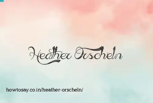 Heather Orscheln