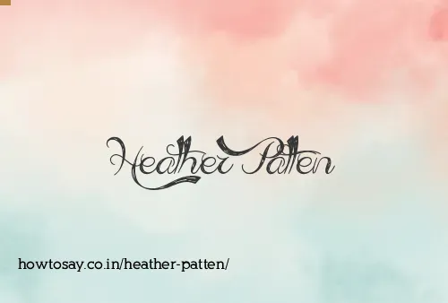 Heather Patten