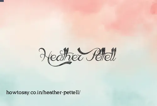 Heather Pettell