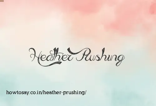 Heather Prushing