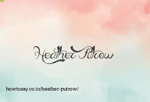 Heather Putrow