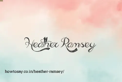 Heather Ramsey