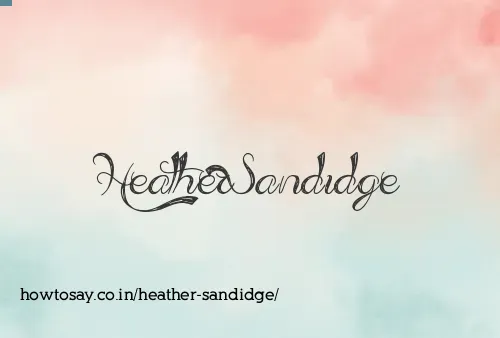 Heather Sandidge