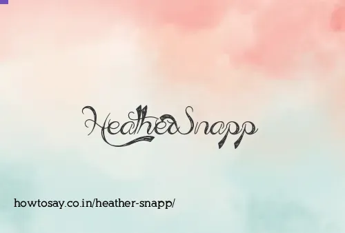 Heather Snapp