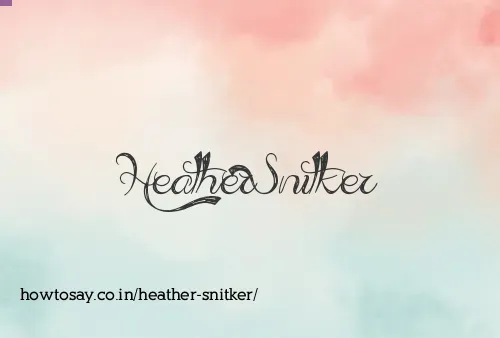 Heather Snitker