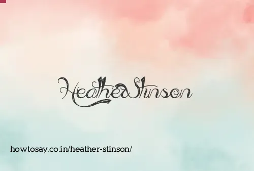 Heather Stinson